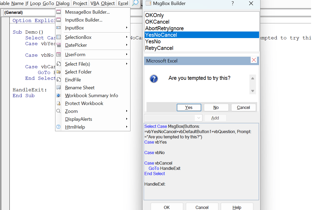 many types of user interactions supported