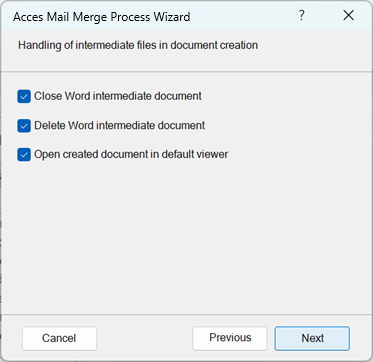  select file type to create, e.g. PDF