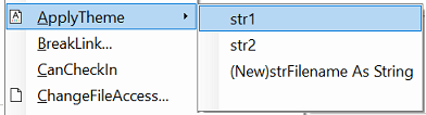 apply theme completion